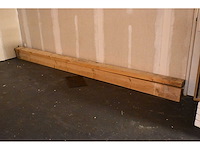 400cm / houten balk / houten plaatmateriaal (6x) - afbeelding 3 van  4