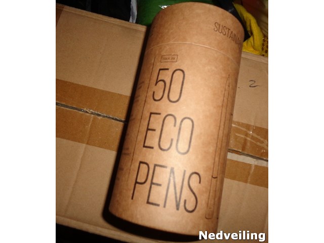 400x eco pens zwarte inkt - afbeelding 1 van  3