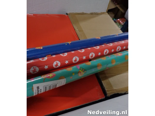 400x rol sinterklaas inpakpapier 2,5 mtr - afbeelding 1 van  3