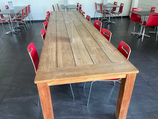 400x100cm 12-persoons restauranttafel - afbeelding 1 van  1