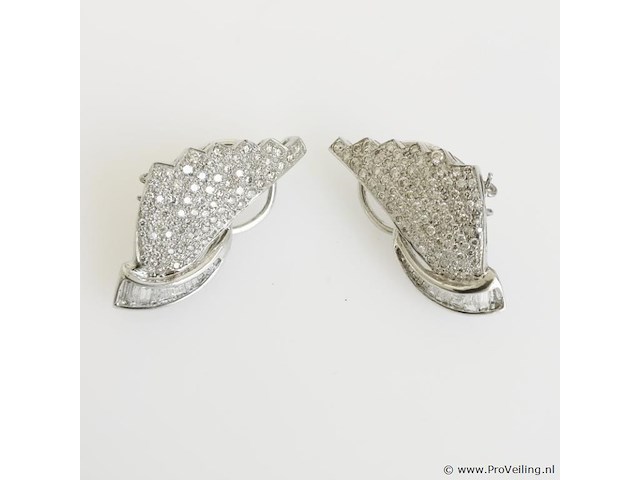 4.09ct earrings - afbeelding 1 van  6