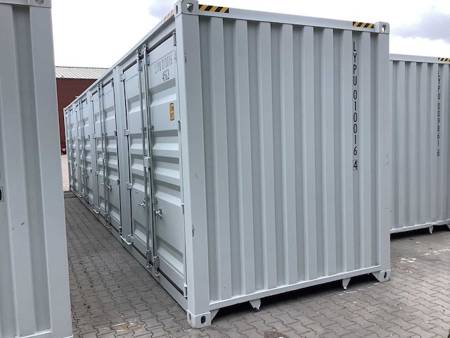40ft high cube hq / 12 meter opslagcontainer met 3 zijdeuren - afbeelding 14 van  16
