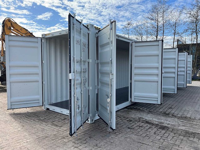 40ft high cube hq / 12 meter opslagcontainer met 3 zijdeuren - afbeelding 3 van  18