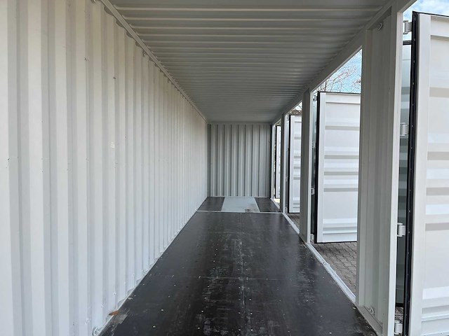 40ft high cube hq / 12 meter opslagcontainer met 3 zijdeuren - afbeelding 7 van  18