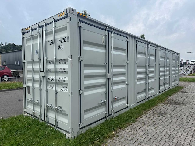 40ft high cube hq / 12 meter opslagcontainer met 3 zijdeuren - afbeelding 11 van  18