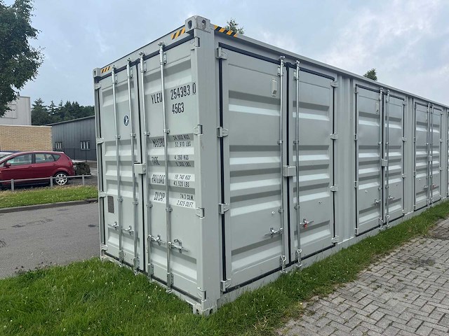 40ft high cube hq / 12 meter opslagcontainer met 3 zijdeuren - afbeelding 12 van  18