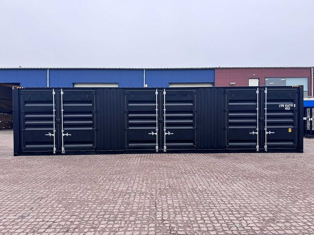 40ft high cube hq / 12 meter opslagcontainer met 3 zijdeuren - afbeelding 15 van  21