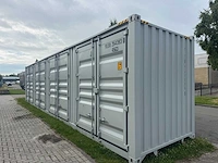 40ft high cube hq / 12 meter opslagcontainer met 3 zijdeuren