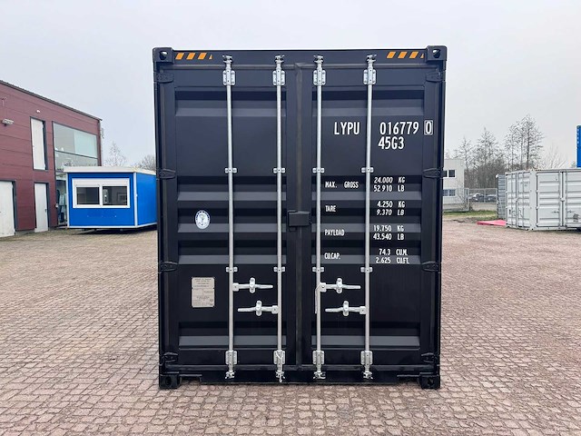 40ft high cube hq / 12 meter opslagcontainer met 3 zijdeuren - afbeelding 2 van  21