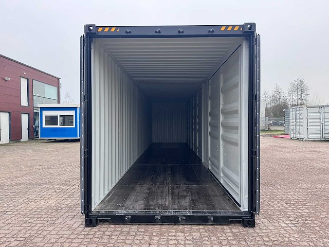 40ft high cube hq / 12 meter opslagcontainer met 3 zijdeuren - afbeelding 3 van  21