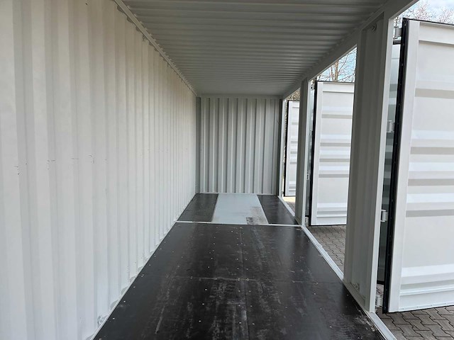 40ft high cube hq / 12 meter opslagcontainer met 3 zijdeuren - afbeelding 3 van  7