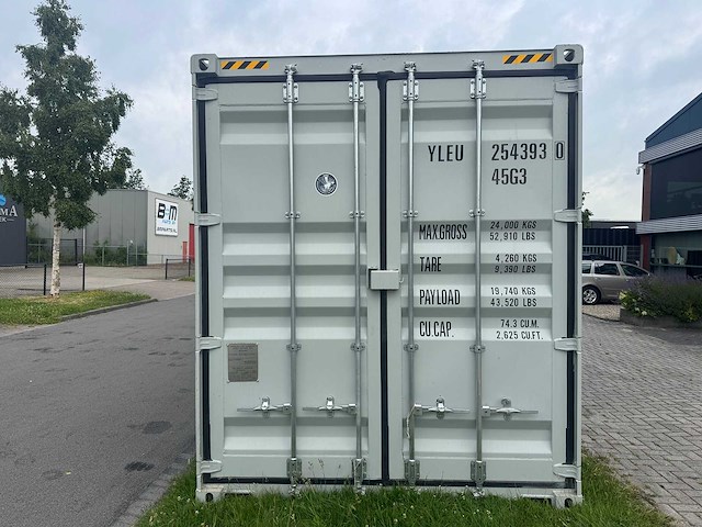 40ft high cube hq / 12 meter opslagcontainer met 3 zijdeuren - afbeelding 5 van  7