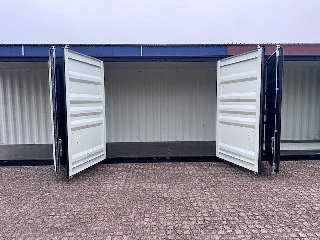 40ft high cube hq / 12 meter opslagcontainer met 3 zijdeuren - afbeelding 5 van  19
