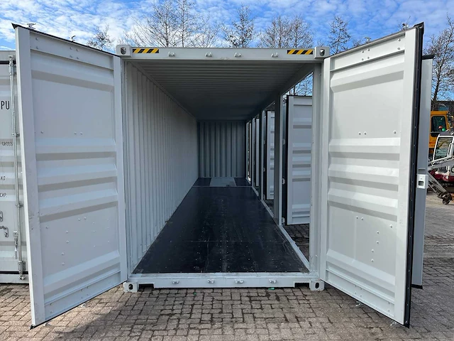 40ft high cube hq / 12 meter opslagcontainer met 3 zijdeuren - afbeelding 18 van  18