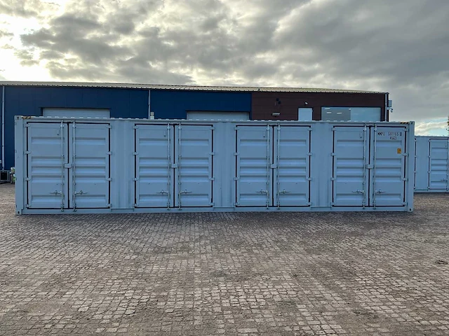 40ft high cube opslagcontainer met 4 zijdeuren - afbeelding 6 van  16