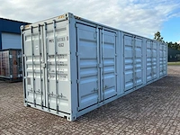 40ft high cube opslagcontainer met 4 zijdeuren - afbeelding 1 van  16