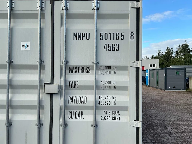 40ft high cube opslagcontainer met 4 zijdeuren - afbeelding 4 van  16