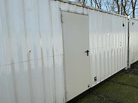 40ft high cube zorg-/kantoorcontainer met hydraulisch nivelleersysteem – volledig uitgerust - afbeelding 4 van  6