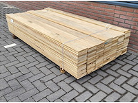 40m2 afrikaans eiken vloerdelen 18 x 140 mm, lengte 210cm ( 136x ) - afbeelding 2 van  4