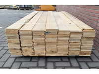 40m2 afrikaans eiken vloerdelen 18 x 140 mm, lengte 210cm ( 136x ) - afbeelding 3 van  4