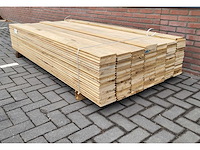 40m2 afrikaans eiken vloerdelen 18 x 140 mm, lengte 210cm ( 136x ) - afbeelding 4 van  4