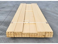 40x abachi triple rhombus 21 x 140mm , lengte 238cm - afbeelding 3 van  6
