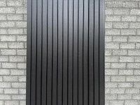 40x composiet gevelbekleding triple rhombus zwart 290cm lang - 22 m2