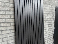 40x composiet gevelbekleding triple rhombus zwart incl. montagebeugels 290cm lang - 22 m2 - afbeelding 2 van  5