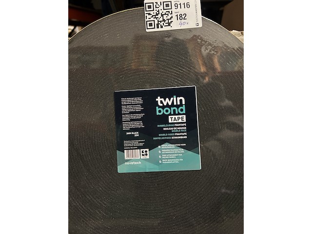 40x diversen w.o. dubbelzijdig foamtape, compriband twinbond, zwart - afbeelding 3 van  7