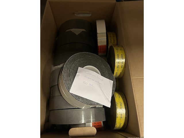40x diversen w.o. dubbelzijdig foamtape, compriband twinbond, zwart - afbeelding 5 van  7