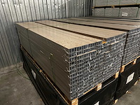 40x eiken composiet lamellen / composiet roomdivider - 300 cm lang - afbeelding 1 van  5