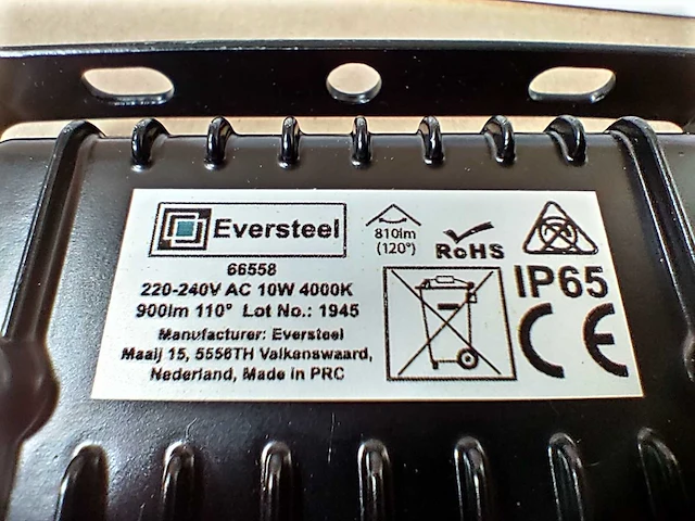 40x eversteel - led flood light 10 watt - afbeelding 4 van  6