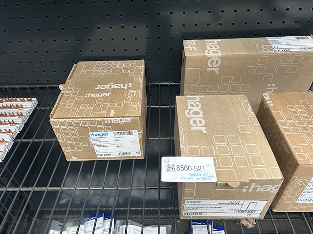 40x meterkast accessoires w.o. zekeringen, houders w.o. hager - afbeelding 3 van  9