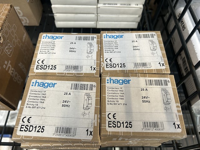 40x meterkast accessoires w.o. zekeringen, houders w.o. hager - afbeelding 8 van  9