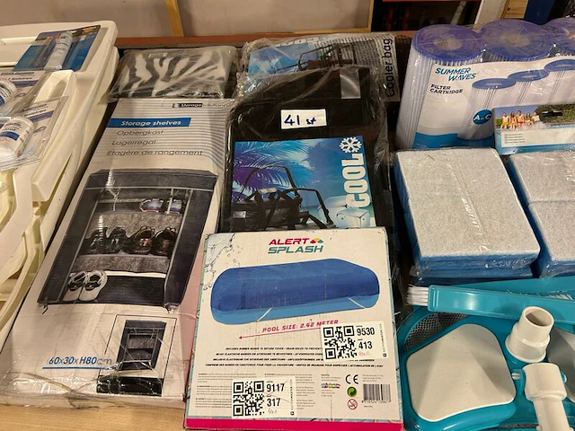 40x partij zwembadartikelen, zwembadonderhoud en diverse accessoires w.o. intex - afbeelding 3 van  9