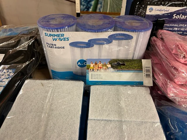 40x partij zwembadartikelen, zwembadonderhoud en diverse accessoires w.o. intex - afbeelding 4 van  9