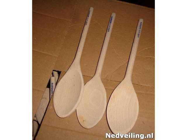 40x pollepel hout - afbeelding 3 van  3