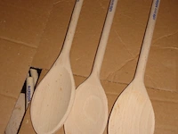 40x pollepel hout - afbeelding 1 van  3