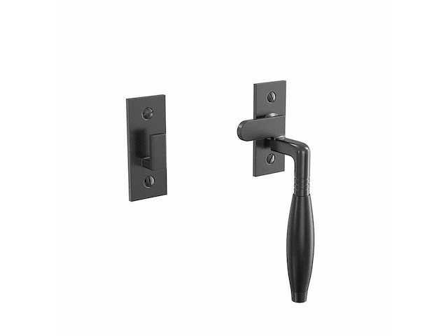 (40x) raamsluiter jaren ‘30 / nikkel zwart - rechts - afbeelding 1 van  1