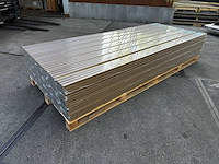 40x rhombus eiken gevelbekleding composiet incl. montagebeugels - 290 cm lang - afbeelding 3 van  5