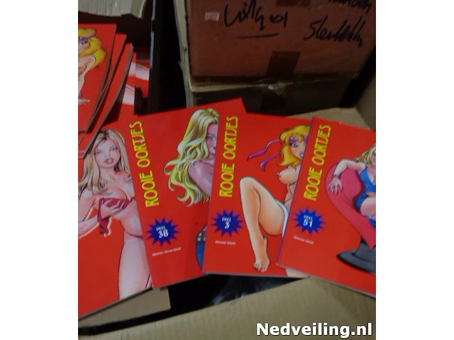 40x stripboek rooie oortjes assorti - afbeelding 3 van  3