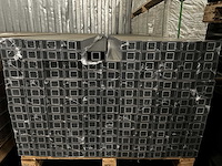40x zwarte composiet lamellen / composiet roomdivider - 300 cm lang - afbeelding 3 van  5