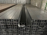 40x zwarte composiet lamellen / composiet roomdivider - 300 cm lang - afbeelding 3 van  6