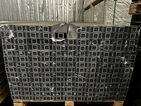 40x zwarte composiet lamellen / composiet roomdivider - 300 cm lang - afbeelding 4 van  6