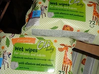 42 pakjes ola baby wet wipes 72 babydoekjes - afbeelding 2 van  3