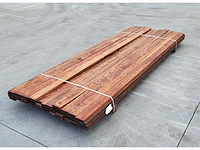 42 x walaba vlonderplank 25x90mm, lengte 275cm ( = 11 m2 ) - afbeelding 2 van  4