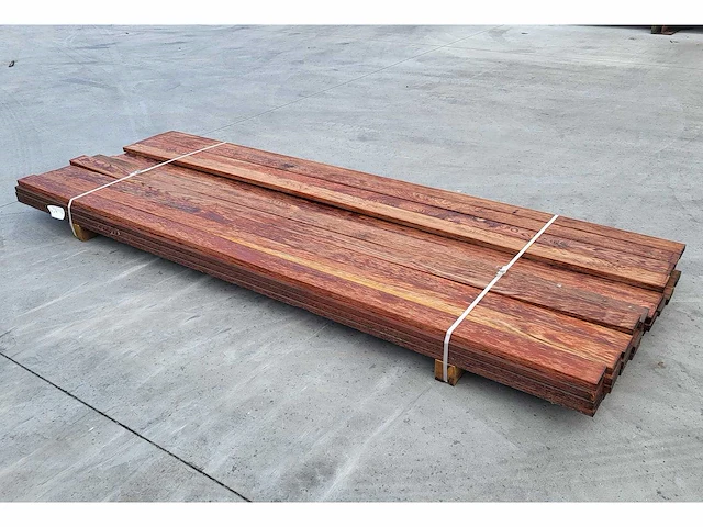 42 x walaba vlonderplank 25x90mm, lengte 275cm ( = 11 m2 ) - afbeelding 4 van  4
