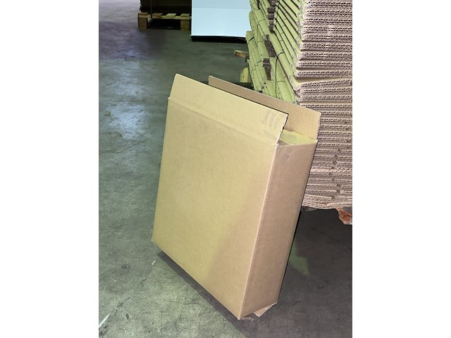 420 verzenddozen 265x85x290mm dubbelgolf bruin - afbeelding 2 van  3