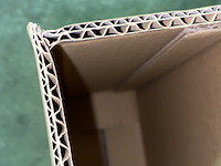 420 verzenddozen 265x85x290mm dubbelgolf bruin - afbeelding 3 van  3