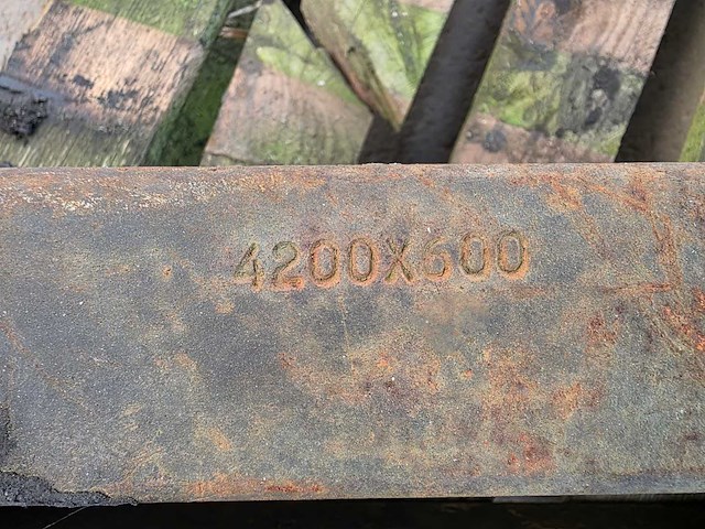 4200x600 4000kg - heftruck lepels - afbeelding 5 van  6